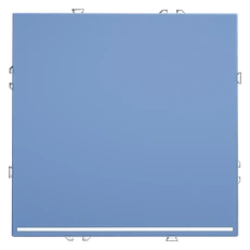 Изображение Проходной переключатель встраиваемый VOLTUM S70 одноклавишный с подсветкой 10А (деним)