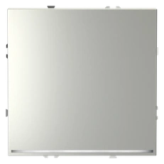 Изображение Выключатель одноклавишный с подсветкой сталь Voltum S70