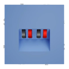 Изображение Розетка акустическая встраиваемая VOLTUM S70 4-местная (деним)